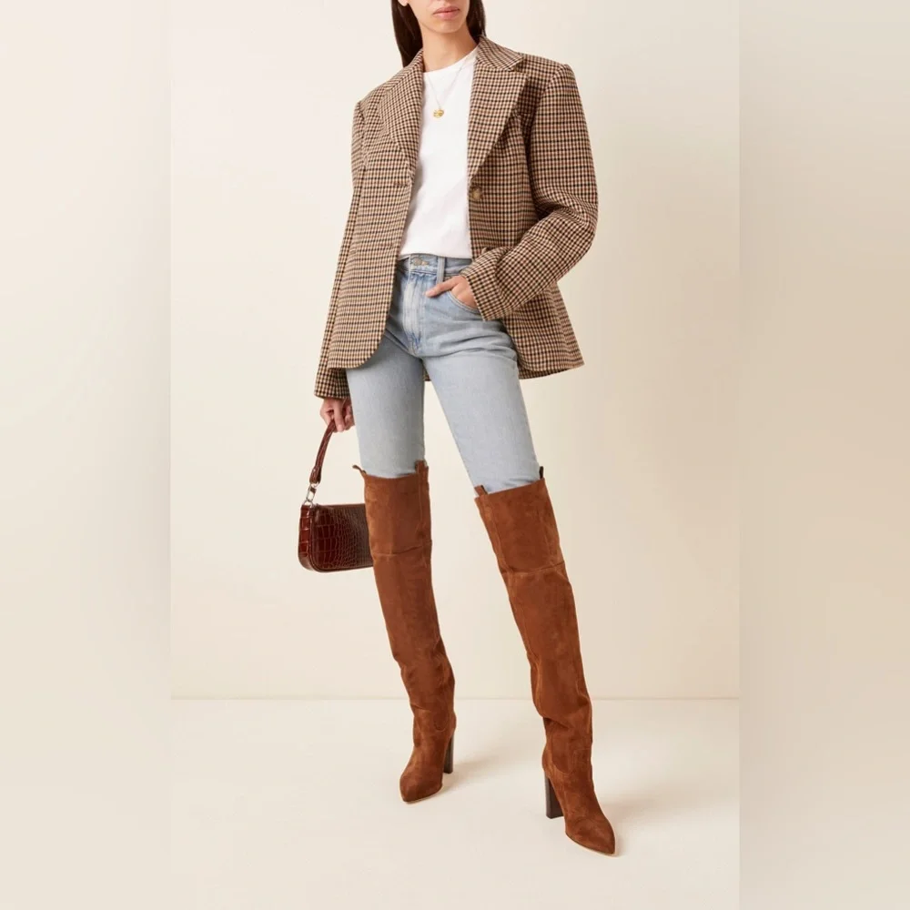 FREE PEOPLE OTK Leather Boots